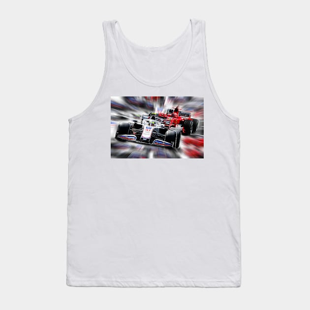 Mick Schumacher and father Michael - Formula One Tank Top by DeVerviers